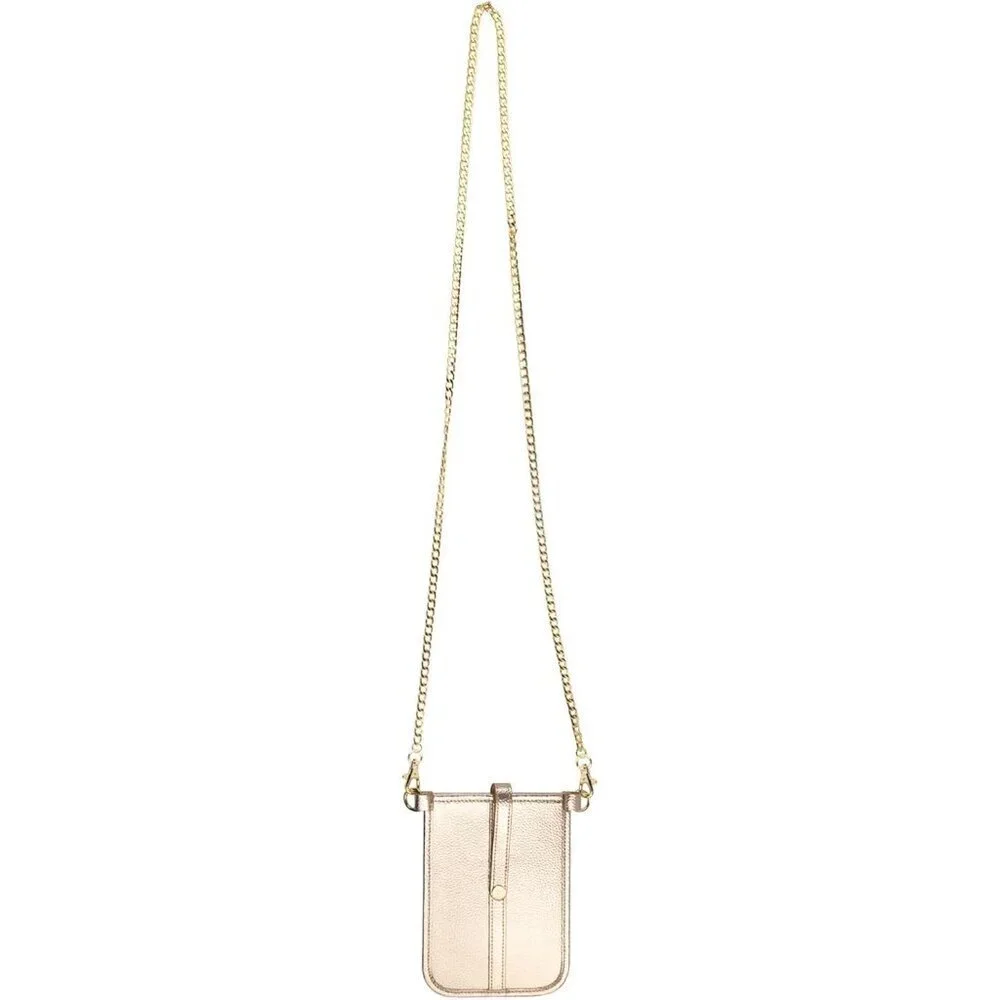 Crossbody Phone Purse Leatherette Compact Wallet with Card Slots ID Window